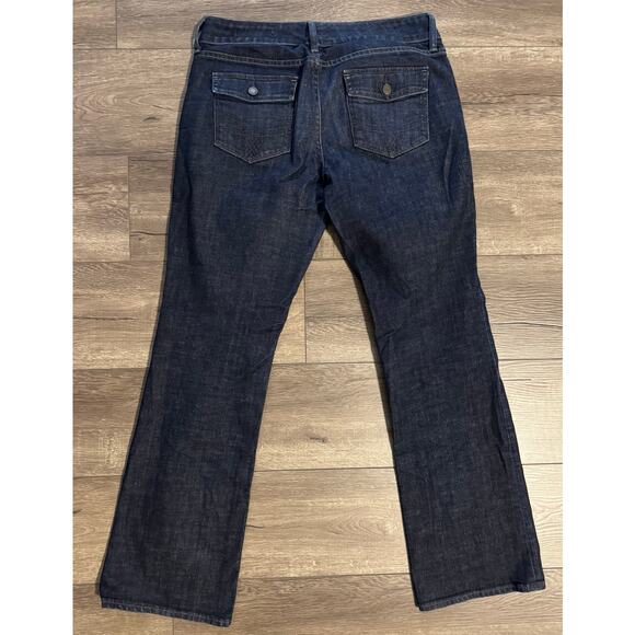 Gap Curvy Stretch Dark Wash Boot Cut Jeans Size 10L - Picture 5 of 6